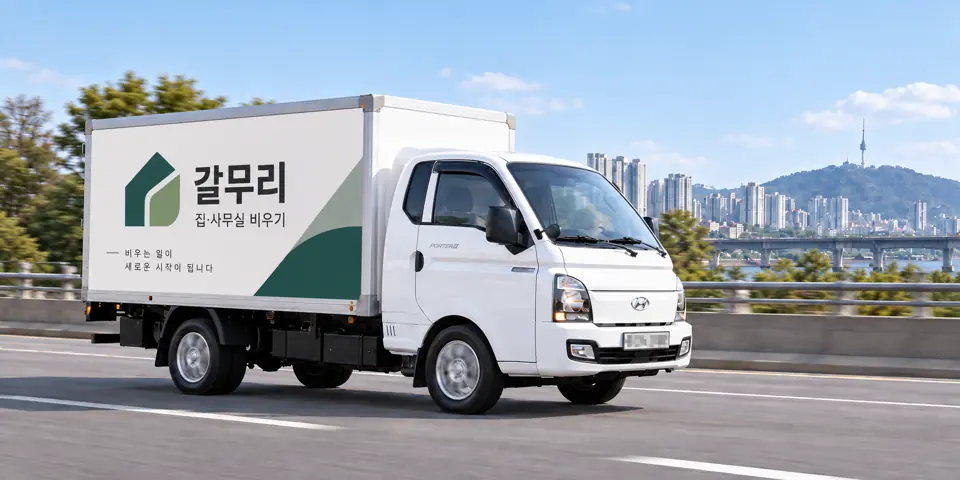 갈산동 유품정리 | 갈무리 작업 차량, 그림